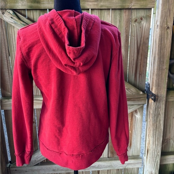 Tennessee Titans Red Long Sleeve Pullover Sweatshirt Hoodie Size M - Picture 4 of 8